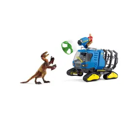 Schleich Dinosaurs 42604 Pásové vozidlo na odchyt dinosaurov / od 3 rokov 
