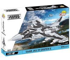 Cobi 5820 Švédsky viacúčelový bojový letún SAAB JAS 39 Gripen E / 1:48 / 480 kociek / od 7 rokov