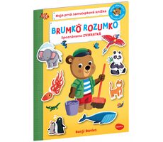 Presco Group Ella&amp;Max BRUMKO ROZUMKO: SPOZNÁVAME ZVIERATKÁ - Samolepková knižka - SK / Jazyková verzia: SK / od 3 rokov