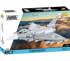 Cobi 5848 Viacúčelové stíhacie lietadlo Eurofighter Typhoon / 1:48 / 644 kociek / od 8 rokov