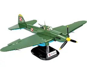 Cobi 5744 Ruské bojové lietadlo Iľjušin IL-2M3 Shturmovik / 1:32 / 625 kociek / 2 figúrky / od 7 rokov