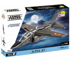 Cobi 5842 Francúzske ľahké bojové lietadlo Dassault Alpha JET / 1:48 / 364 kociek / od 8 rokov