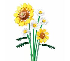 Sluban Flowers M38-B1121A Slnečnica s margarétami / Lego - kompatibilná / Počet figúrok|dielikov: 0 |