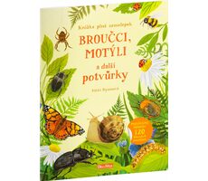 Presco Group Ella&amp;Max BRÚČICI, MOTÝLE a ďalšie potvorky – Kniha samolepiek / Jazyková verzia: CZ / od 3 rokov