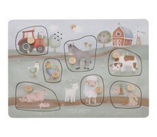 Little Dutch Vkladacie puzzle so zvukom Farma / 7 dielikov / od 12 mesiacov