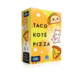 Albi Taco, mačiatko, pizza / Dĺžka hry: 5 minút / Počet hráčov: 2-6 / od 4 rokov 
