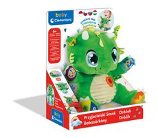 Clementoni Clemmy baby - Interaktívny plyšový drak / Jazyková verzia: CZ+SK+PL+HU / od 6 mesiacov 