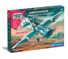 Clementoni SCIENCE - Nové lietadlá a vrtuľníky / Jazyková verzia: PL+HU+SK+SK / od 8 rokov 