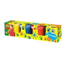 SES Prstové farby 4x150ml / od 3 rokov 