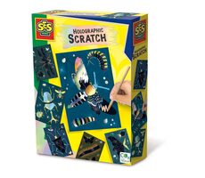 SES Holografické vyškrabávacie obrázky - hmyzia ríša / od 3 rokov 