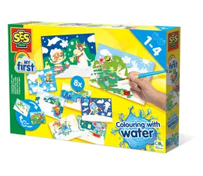SES Moje prvé maľovanie štetcom a vodou - Mega set