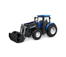 AMEWI 22598 modrá / RC traktor s nakladačom / 1:24 / vek: 6 + / diaľkové ovládanie / 2.4GHz / 500mAh Li- ION