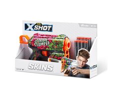 Zuru X-Shot Skins Flux vzor A / Detská pištoľ / 8 šípok / od 8 rokov 
