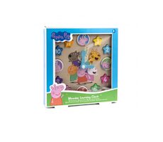 PEPPA PIG - Drevené výukové hodiny / od 3 rokov 