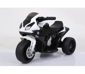 Eljet Detská elektrická trojkolka BMW S1000 RR čierna / 25 W / Rýchlosť: 2-4 km-h / Nosnosť: 20 kg 