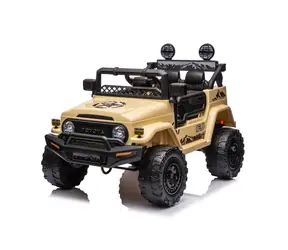 Eljet Detské elektrické auto Toyota FJ Cruiser hnedožltá / 50 W / Rýchlosť: 3-5 km-h / Nosnosť: 30 kg 