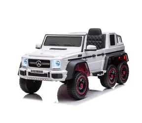 Eljet Detské elektrické auto Mercedes G63 - 6 kolies biela / 4x25 W / Rýchlosť: 3-8 km-h / Nosnosť: 25 kg 