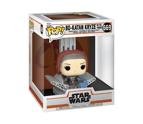 Funko POP DLX: MND S9 - Bo Katan w/Throne / od 3 rokov