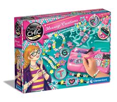 Clementoni Crazy CHIC - Sada na výrobu šperkov s písmenkami / od 7 rokov