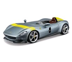 Maisto - ASSEMBLY LINE Ferrari Monza SP1 strieborná / mierka 1:24 / od 3 rokov