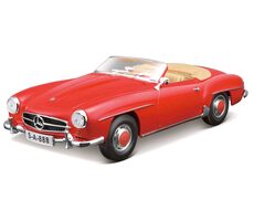 Maisto 1955 Mercedes-Benz 190SL červená / mierka 1:18 / od 14 rokov