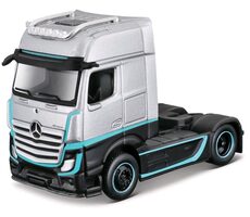 Maisto Custom Rigs- Mercedes-Benz Actros 1851 strieborno-čierna / mierka 1:64 / od 3 rokov