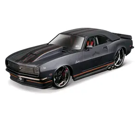 Maisto Harley-Davidson Custom 1968 Chevrolet Camaro Z/28 sivá / mierka 1:24 / od 8 rokov
