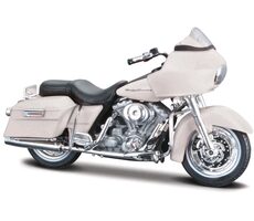 Maisto HD 2002 FLTR Road Glide® biela / mierka 1:18 / od 3 rokov