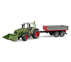 Bruder 02182 Fendt Vario 211 traktor s vlekom a nakladačom / 1:16 / od 3 rokov