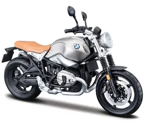 Maisto BMW R nine T Scrambler strieborná / mierka 1:12 / podstavec / od 3 rokov