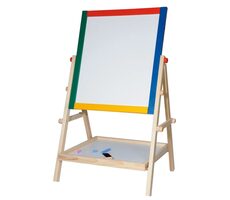 Woody Tabuľa Natur rám s poličkou / od 3 rokov