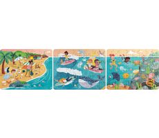 Hape Puzzle - Priatelia oceánu / od 5 rokov