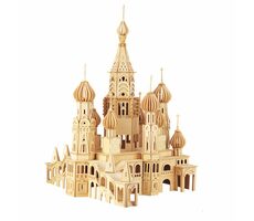Woodcraft Drevené 3D puzzle kostol Petersburg / od 8 rokov / Obtiažnosť: stredná