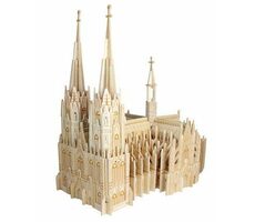 Woodcraft Drevené 3D puzzle katedrála svätého Petra / od 8 rokov / Obtiažnosť: stredná