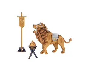 Robotime 3D drevené puzzle Bojovný lev - Warior Lion