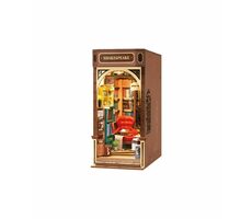 Robotime 3D Zarážka na knihy miniatúra domčeka Kníhkupectvo / od 14 rokov / 194 dielikov / Obtiažnosť: stredná