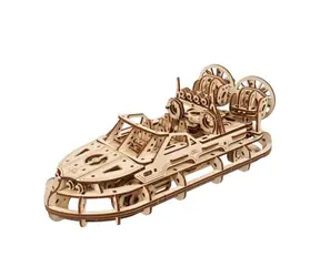 Ugears 3D drevené mechanické puzzle Rescue Hovercraft / od 14 rokov / 383 dielikov / Obtiažnosť: stredná