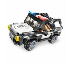 QMAN MineCity W11011-1 Policajné auto / Stavebnice / Počet figúrok|dielikov: 1|121 / od 6 rokov