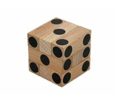 Česká drevená hračka Drevený hlavolam kocka Cube / od 3 rokov