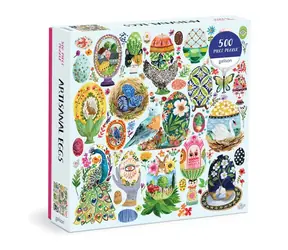 Galison Puzzle Maľované vajíčka / 500 dielikov / od 8 rokov