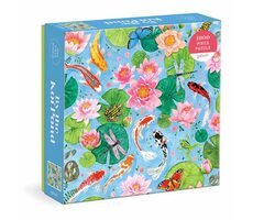 Galison Puzzle Rybníček s Koi kapry / 1000 dielikov / od 8 rokov