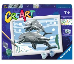 Ravensburger CreArt Veselí delfíny / od 7 rokov