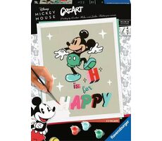 Ravensburger CreArt Disney: Mickey Mouse: H is for HAPPY / od 12 rokov