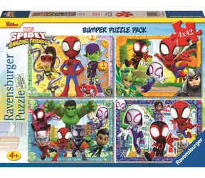 Ravensburger Spidey a jeho úžasní priatelia - 4x42 dielikov/od 4 rokov