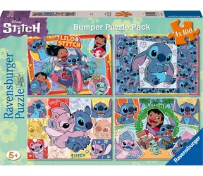 Ravensburger Disney: Stitch - 4x100 dielikov / od 5 rokov