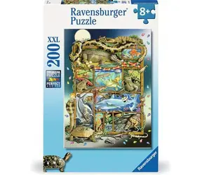 Ravensburger Menažéria plazov a vodných živočíchov / 200 dielikov / od 8 rokov
