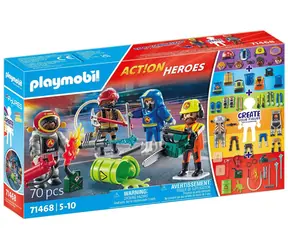 Playmobil® Action Heroes 71468 My Figures: Hasiči / Počet dielikov: 70 / od 4 rokov