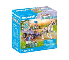 Playmobil® Horses of Waterfall 71496 Kočiar s poníkom