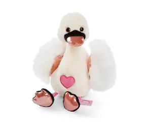 Nici plyš Love Biela labuť 70cm / GREEN kolekcia / od 0 mesiacov