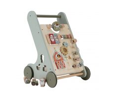 Little Dutch Chodítko s aktivitami drevené Farma / od 12 mesiacov